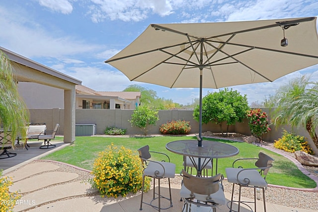 view of patio