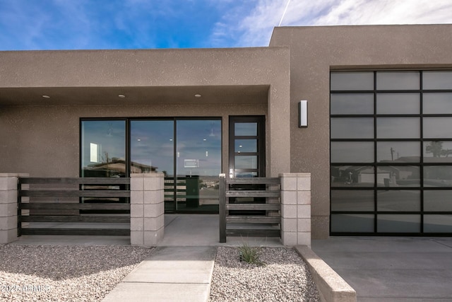 392 Schoppman Ln, Page, AZ 86040 - property entrance featuring stucco siding