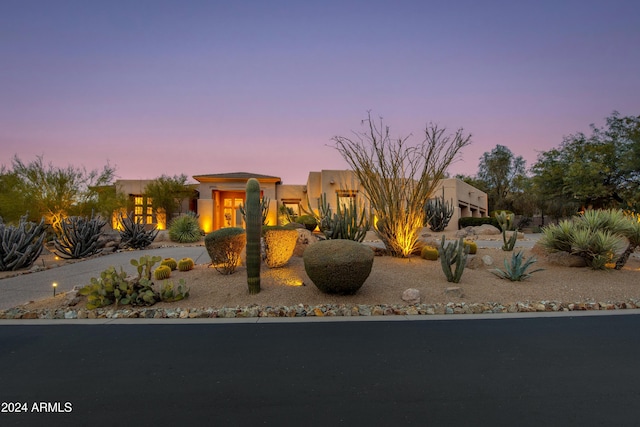 view of pueblo-style house