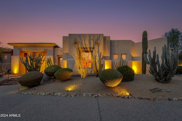 view of southwest-style home