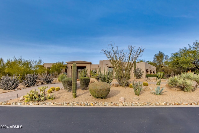 view of pueblo-style house