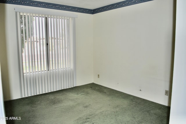 carpeted empty room with a healthy amount of sunlight