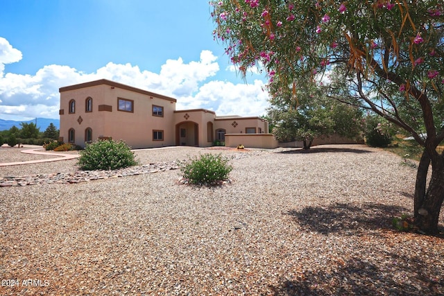 view of rear view of property