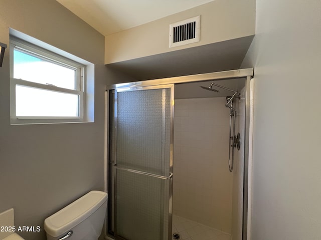 5342 E Des Moines St, Mesa, AZ 85205 - bathroom with a shower stall and toilet