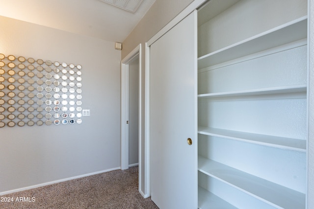 view of closet