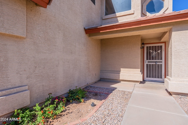 view of entrance to property