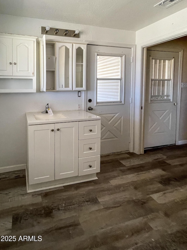 2995 W Rd 1 S, Chino Valley, AZ 86323 - bathroom with wood finished floors, visible vents, and vanity