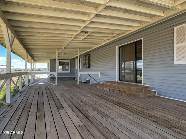 2995 W Rd 1 S, Chino Valley, AZ 86323 - view of wooden terrace