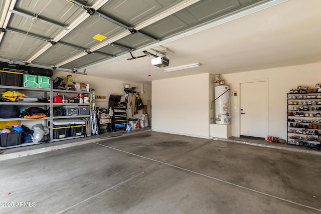 1421 E Charleston Ave, Phoenix, AZ 85022 - garage with gas water heater and a garage door opener