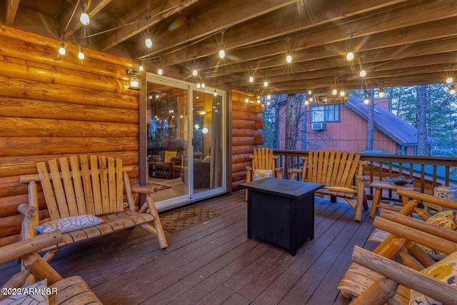 4893 W Big Pine Dr, Lakeside, AZ 85929 - view of wooden terrace