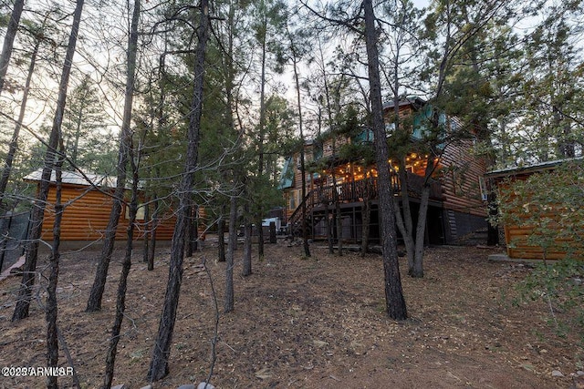 4893 W Big Pine Dr, Lakeside, AZ 85929 - view of yard