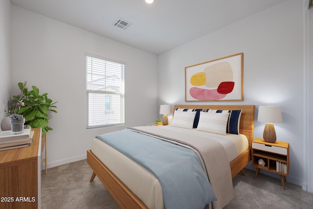 bedroom with carpet flooring