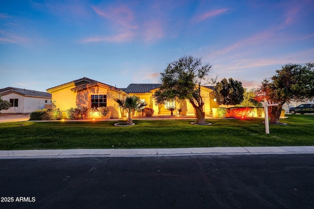 3531 E Norwood Cir, Mesa, AZ 85213 - view of front of house featuring a front yard and stucco siding