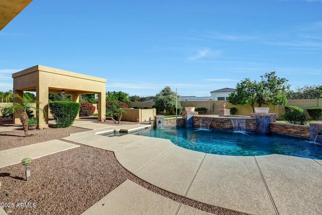 3531 E Norwood Cir, Mesa, AZ 85213 - view of swimming pool featuring a patio area and a fenced backyard