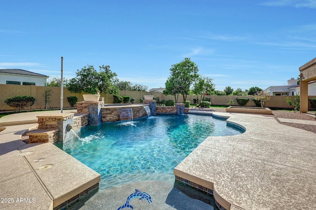 3531 E Norwood Cir, Mesa, AZ 85213 - view of pool with a fenced backyard and a patio area