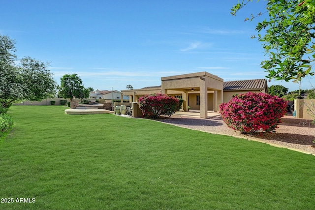 3531 E Norwood Cir, Mesa, AZ 85213 - view of yard featuring a patio area