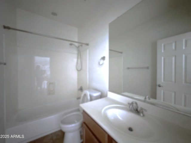 33506 N 24th Dr, Phoenix, AZ 85085 - full bathroom with vanity, toilet, and bathing tub / shower combination