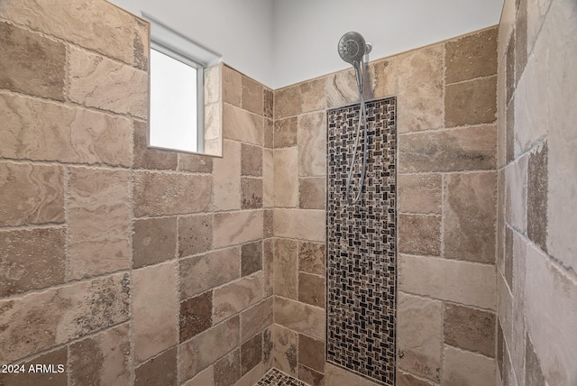 bathroom with walk in shower