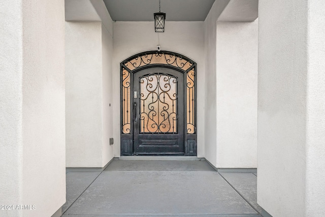 view of entrance to property