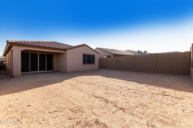 view of rear view of property