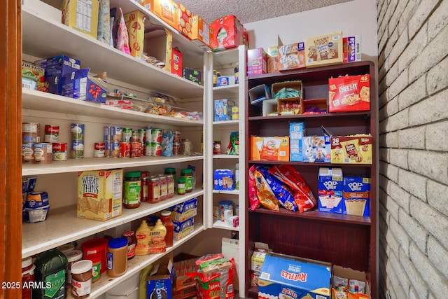 view of pantry