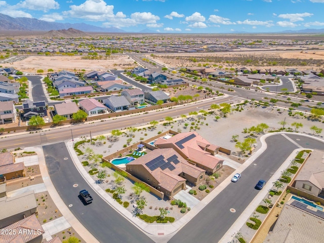 15663 S 183rd Dr, Goodyear, AZ 85338 - birds eye view of property with a residential view and a mountain view