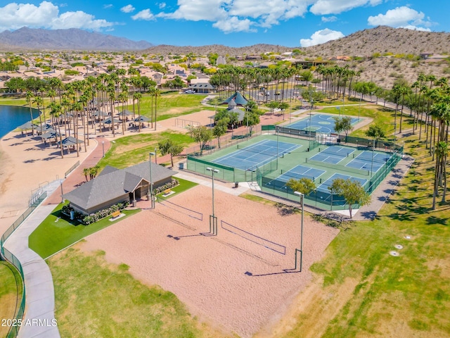 15663 S 183rd Dr, Goodyear, AZ 85338 - bird's eye view with a residential view and a mountain view