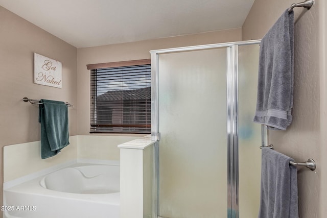 2748 E Dennisport Ave, Gilbert, AZ 85295 - bathroom with a shower stall and a garden tub