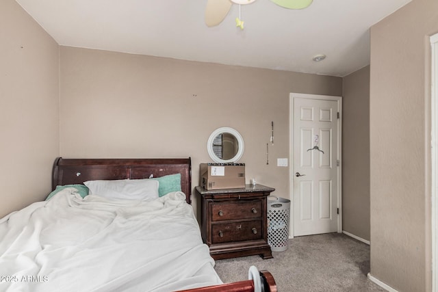 2748 E Dennisport Ave, Gilbert, AZ 85295 - bedroom with carpet floors, baseboards, and a ceiling fan