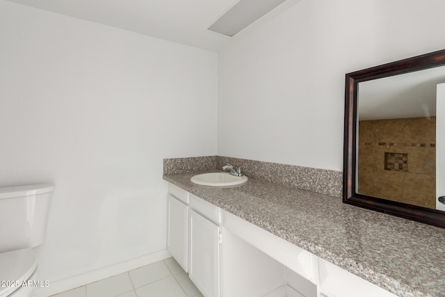 3042 N 87th Ave, Phoenix, AZ 85037 - bathroom featuring toilet, vanity, and tile patterned floors