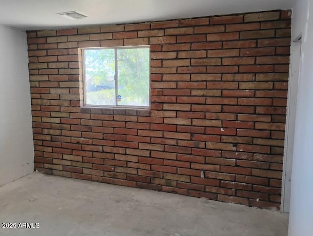 2435 E 13th St, Douglas, AZ 85607 - interior space featuring concrete flooring and brick wall