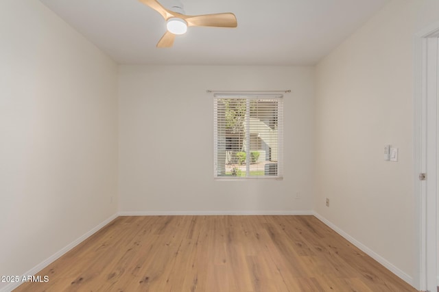 1825 W Ray Rd Unit 1070, Chandler, AZ 85224 - spare room with light wood finished floors, ceiling fan, and baseboards