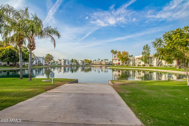 1825 W Ray Rd Unit 1070, Chandler, AZ 85224 - water view with a boat ramp and nearby suburban area