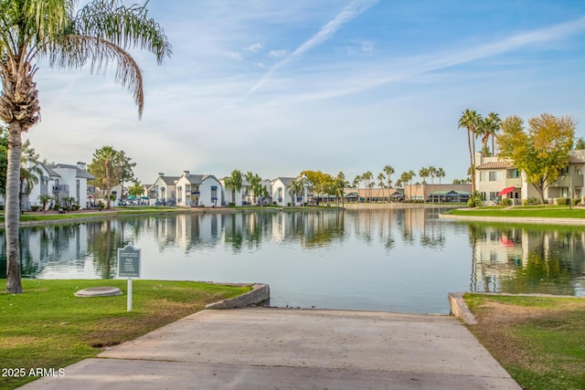 1825 W Ray Rd Unit 1070, Chandler, AZ 85224 - water view with a boat ramp and nearby suburban area