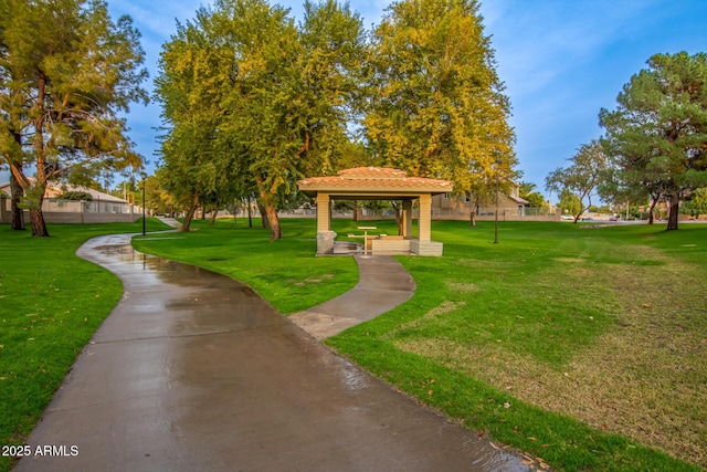 1825 W Ray Rd Unit 1070, Chandler, AZ 85224 - view of community with a gazebo and a yard