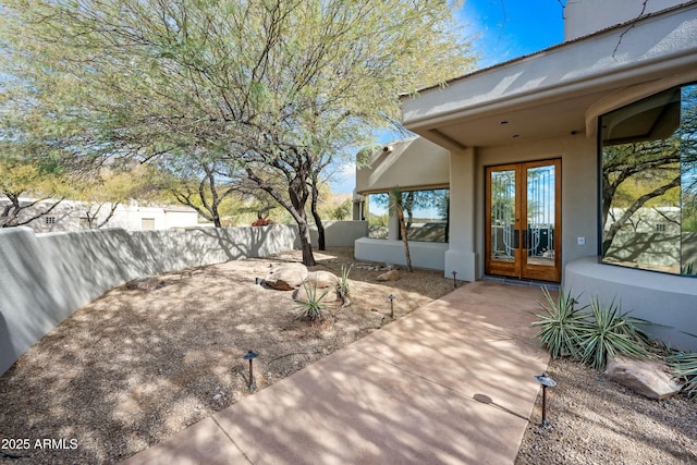 view of patio / terrace with french doors