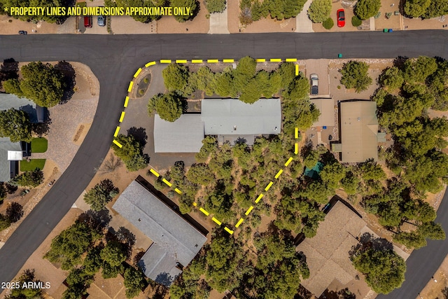 2041 W Hacienda Way, Show Low, AZ 85901 - view of property location with property boundaries highlighted