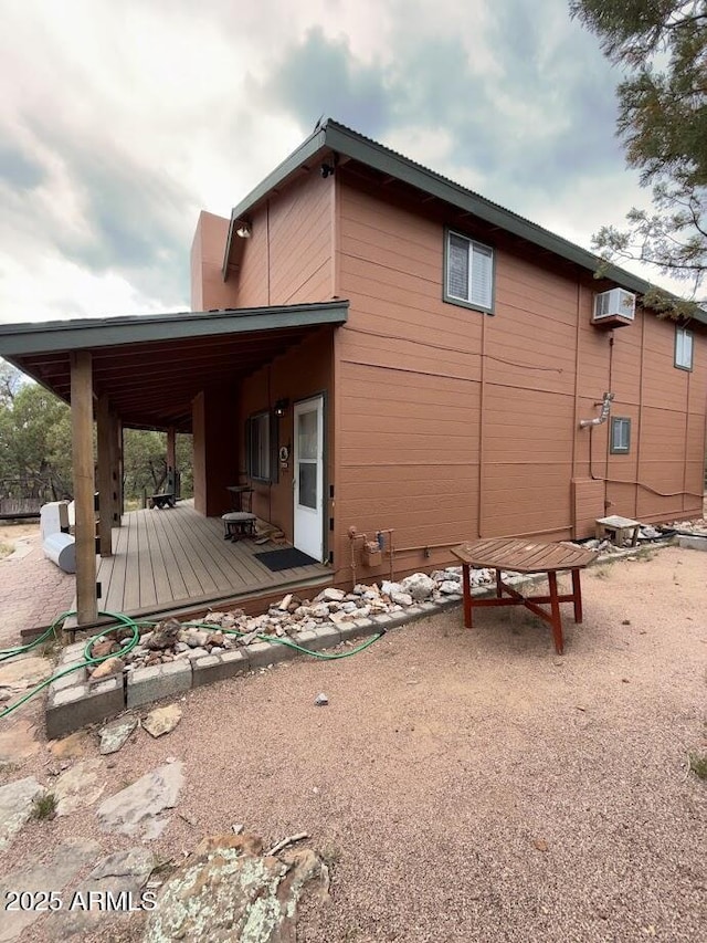 691 N Pyle Ranch Rd, Payson, AZ 85541 - rear view of property with a deck