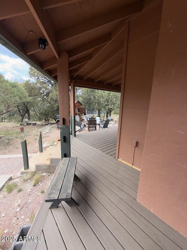 691 N Pyle Ranch Rd, Payson, AZ 85541 - view of deck