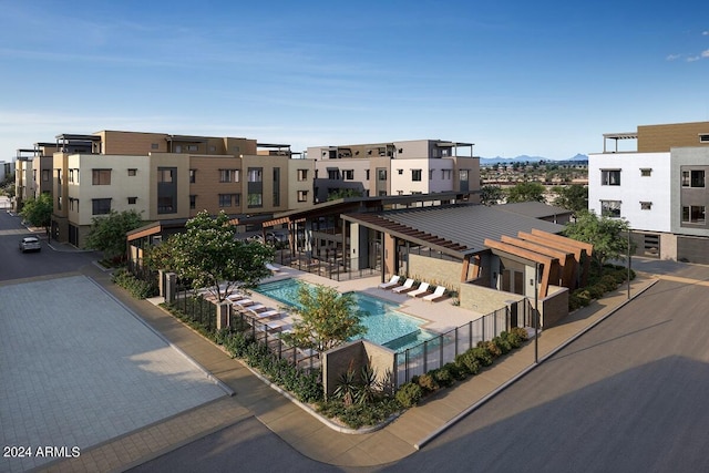 19360 N 73rd St Unit 1070, Scottsdale, AZ 85255 - community pool featuring a mountain view and fence