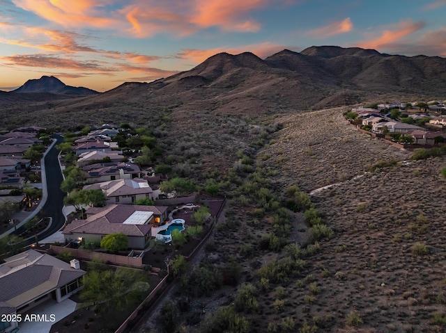 42429 N Cross Timbers Ct, Anthem, AZ 85086 - aerial overview of property's location featuring nearby suburban area and mountains