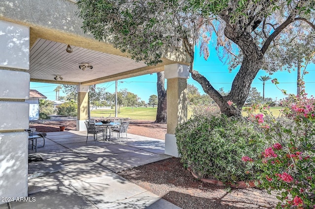 view of patio