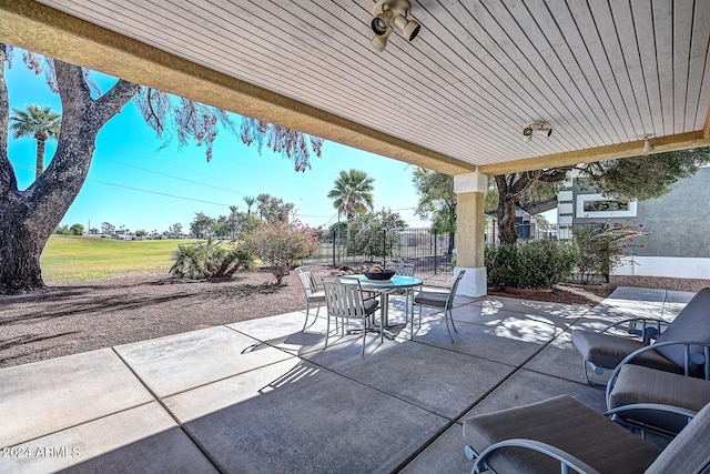 view of patio