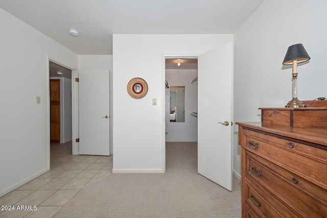 view of tiled bedroom