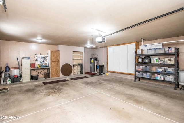 6334 E Albany St, Mesa, AZ 85205 - garage with a garage door opener and water heater