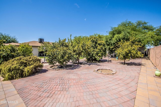 6334 E Albany St, Mesa, AZ 85205 - view of patio featuring central AC unit