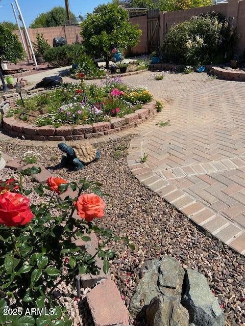 6334 E Albany St, Mesa, AZ 85205 - view of yard with a gate