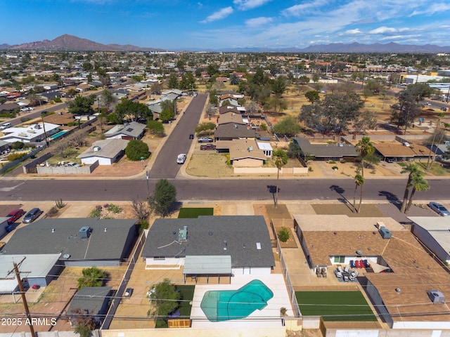 1209 E Marigold Ln, Tempe, AZ 85288 - aerial view of residential area featuring a mountain backdrop