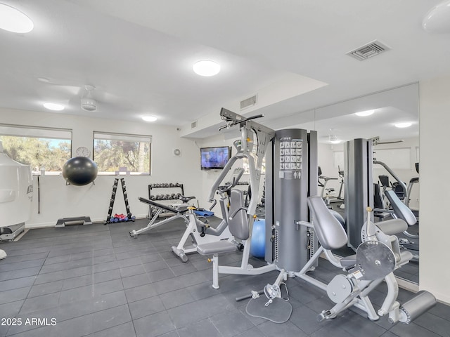 view of exercise room