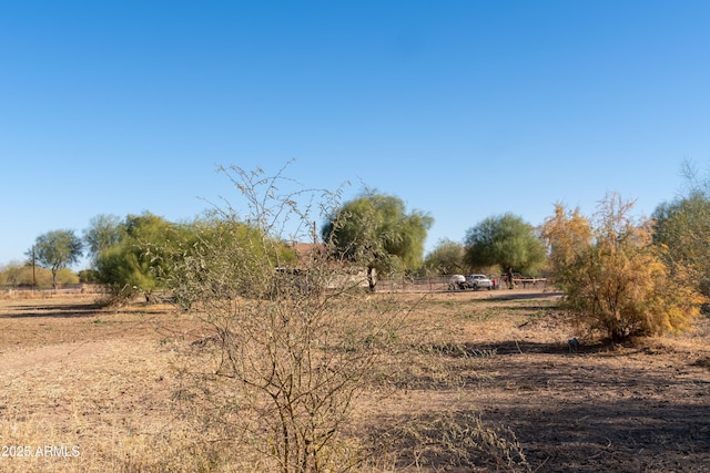 view of landscape with a rural view